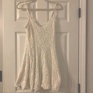 White Lace American Eagle Dress